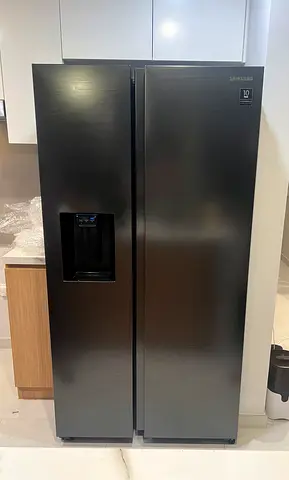 Samsung Black mate side By side refrigerator , DELIVERY + WARRANTY