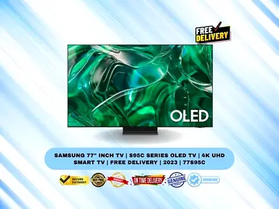 Samsung 77 Inch TV | S95C Series OLED TV | 4K UHD Smart TV | Free Delivery | 2023 | 77S95C