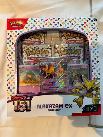 Pokemon 151 Alakazam Ex Collection Box