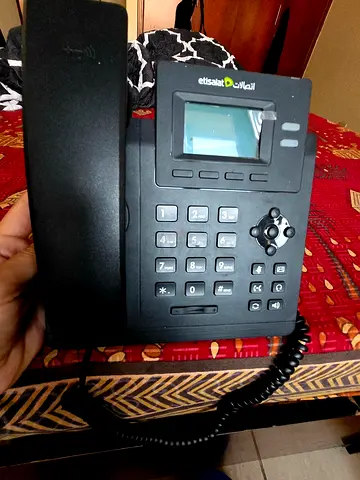 Etisalat Desk IP Phone with Display - Good Working Condition
