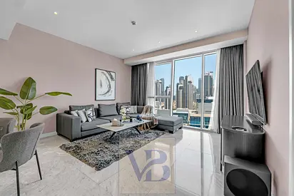 1BR w/ Hall Canal Views at The Pad in Business Bay