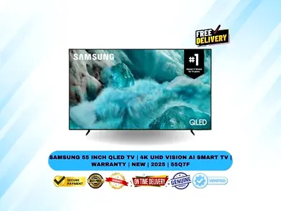 Samsung 55 Inch QLED TV | 4K UHD Vision AI Smart TV | Warranty | New | 2025 | 55Q7F