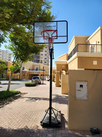 Portable adjustable professional  basketball hoop with base - brand new from decathlon-30% off