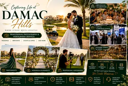 🏞️DAMAC Hills, Dubai | Photographer
Videographer | Corporate, Commercial Brand Content Services✨📸