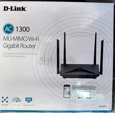 D-Link AC1300 MU-MIMO Gigabit Router (DIR-853) - Brand New, Sealed