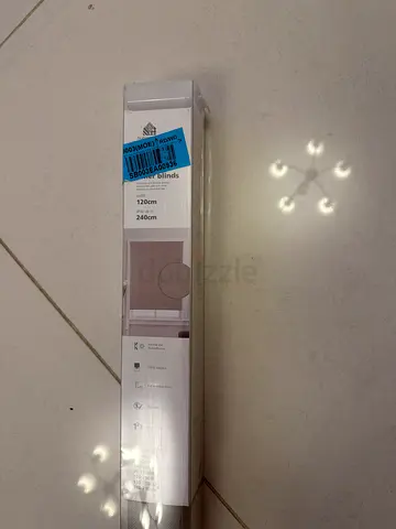 Brand new fabric roller blind - 120cm x 240cm (boxed)