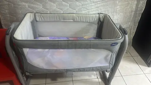 Baby swing and bassinet and crib