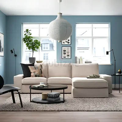 Sofa L shape Soft comfortable IKEA New