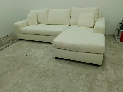 Expensive quality pottery barn lshape sofa