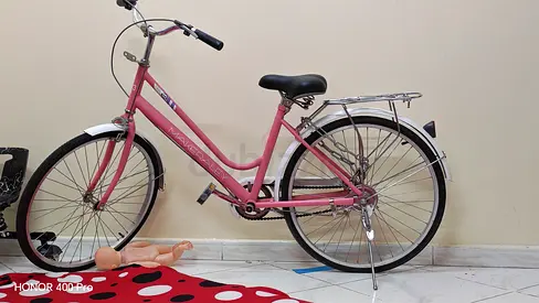 Ladies Pink City Bicycle - Single Speed, Good Working Condition