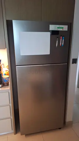Silver 2-Door Samsung 750ltr Refrigerator – Good Condition, Spacious Top Freezer