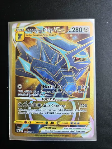 Origin Forme Dialga VSTAR Secret Pokemon Card