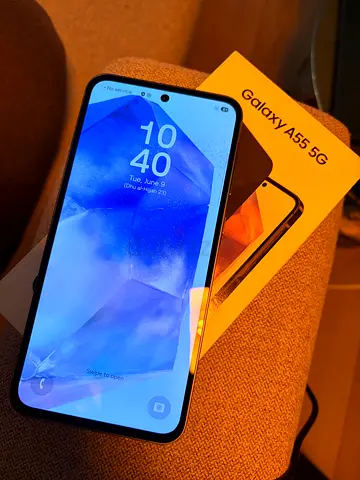 Galaxy A 55 10 months warranty 8/256 TDRA just box opened