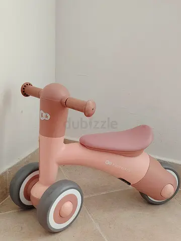 Kinderkraft 4-Wheel Ride-On Balance Bike - Pink