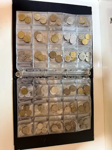 Coin Collection with Album