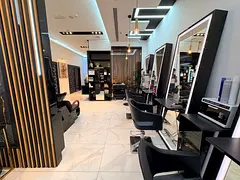 Women's salon and spa for annual rent and transfer due to travel | Muwailih | Ready for immediat