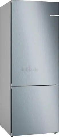 Bosch Series 4 Free-Standing Bottom Freezer Refrigerator 530 Liters, 186 x 70 cm Stainless steel