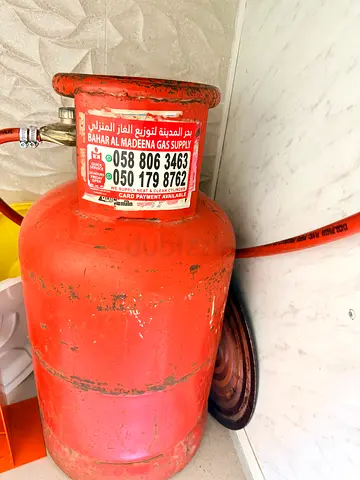 Ajman gas cylinder 11 kg +
Regulator  Pipe + Gas Stove