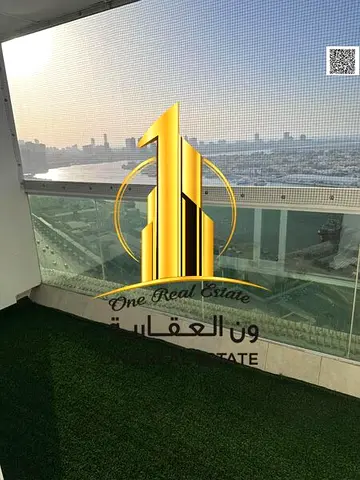 🏢 شقة غرفتين وصالة للبيع في أبراج عجمان بيرل 🌊✨ 📍 إطلالة بحرية مباشرة وكاملة | مباشر