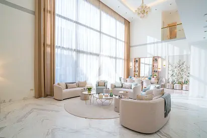 Modern 9BR Mansion Burj Khalifa View |For GCC only