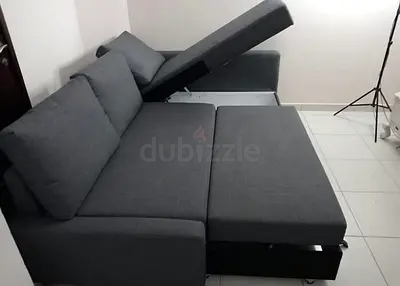 IKEA Friheten Sofa Cumbed Grey L-shaped sofa bed with storage - good condition