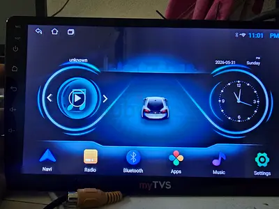 Used myTVS 10.1 Car Android Head Unit with Bluetooth  Navigation