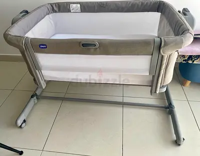 Chicco Next2Me Co-Sleeper Bassinet - Grey, Excellent Condition