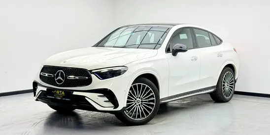 2025 Mercedes Benz GLC200 AMG 4MATIC Coupe, 2029 MB Warranty + Service Pack, Very Low Km, GCC