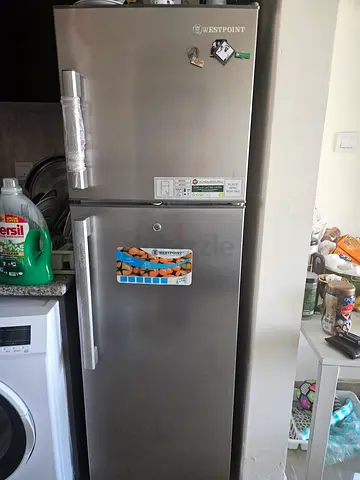 Westpoint 2-Door Silver Refrigerator - Good Working Condition