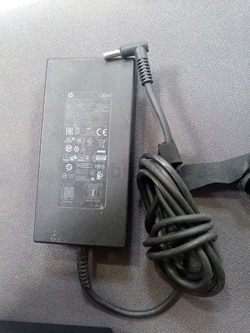 HP 120W Laptop Charger blue pin/ Power Adapter - Good Working Condition