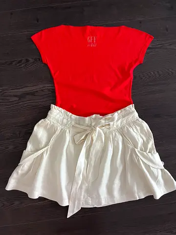 TED BAKER cream skirt