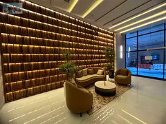 Two bedrooms and a living room for rent in Ajman Khalifa Street Al Rashidiya 1 area, in a new tower