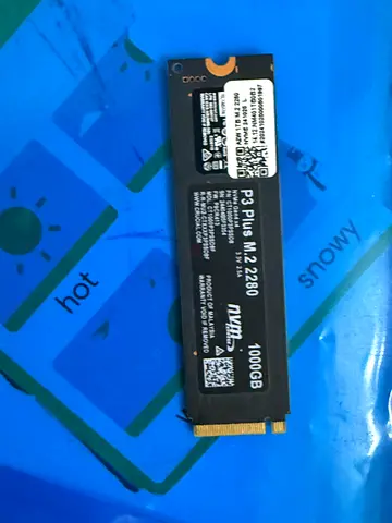 Crucial P3 Plus 1TB M.2 2280 NVMe SSD (health 96%)