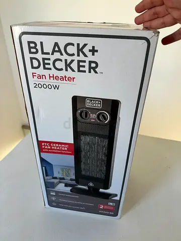 BLACK+DECKER 2000W Ceramic Fan Heater - New in Box