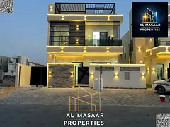 New villa for sale in Al-Haliu – modern design and luxurious finishing, consisting of 5 master bed