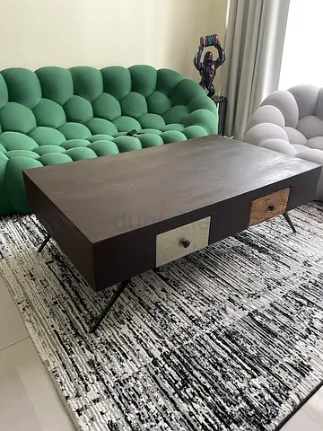 Stylish Wooden Coffee Table with Unique Design