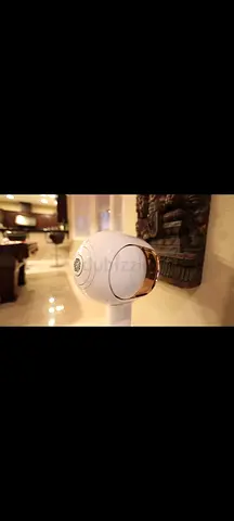 Devialet Phantom speakers with Devialet tree stand