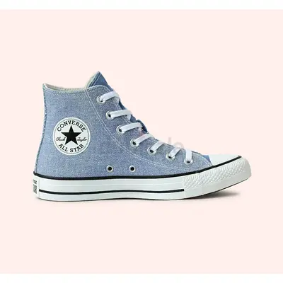 Converse shoes blue denim