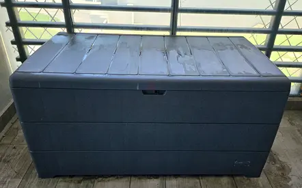 Outdoor Storage Box / Deck Box - Large Plastic Trunk(416 lit)
