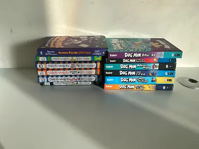 📚 Diary of a Wimpy Kid  Dog Man Book Collection – Great Condition