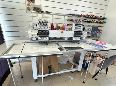 Ricoma Multi-Head Commercial Embroidery Machine (2-Head)