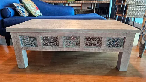 Coffee and side tables- rustic washed