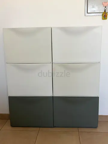 IKEA Trones - Shoe Rack / Storage cabinet - White and Grey