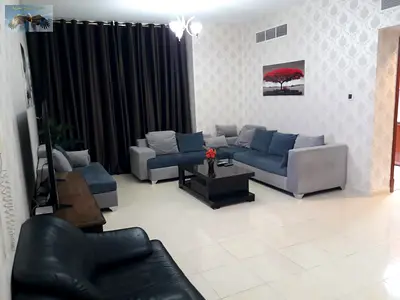 Furnished apartment for monthly rent one bedroom and living room Orient TowersAl Bustan area Prime location with easy access to the Dubai and Sharjah