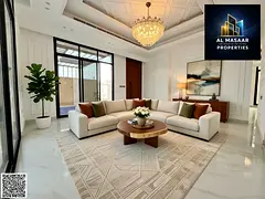 Corner villa, two floors and a rooftop with a private pool, close to the mosque. Price includes elec