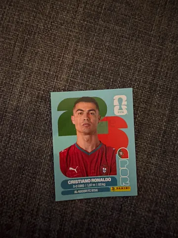 Cristiano Ronaldo Panini World Cup 2026 Sticker