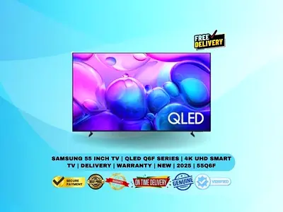 Samsung 55 Inch TV | QLED Q6F Series | 4K UHD Smart TV | Delivery | Warranty | New | 2025 | 55Q6F