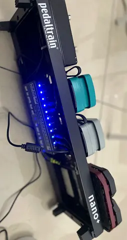 Bass Pedal + Pedaltrain Nano+ pedalboard with power supply