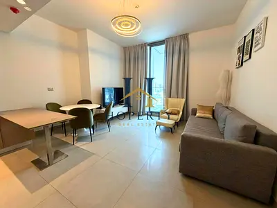 شقة حديثة بغرفة نوم واحدة | بلوبيل ريزيدنس JVC | إطلالة على المارينا ووسط المدينة | غير مفروشة