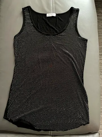 Calvin Klein black embellished woman’s top